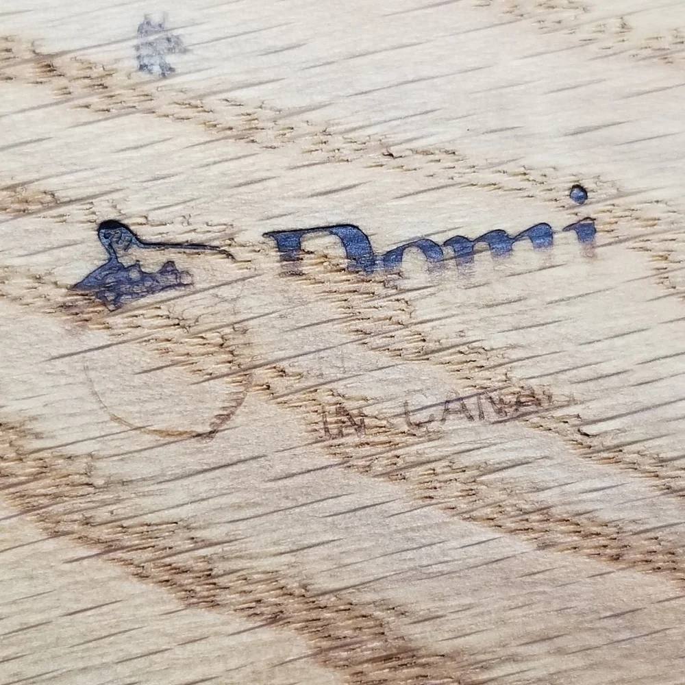 wooden inlay trinket box with tree imagery made in Canada